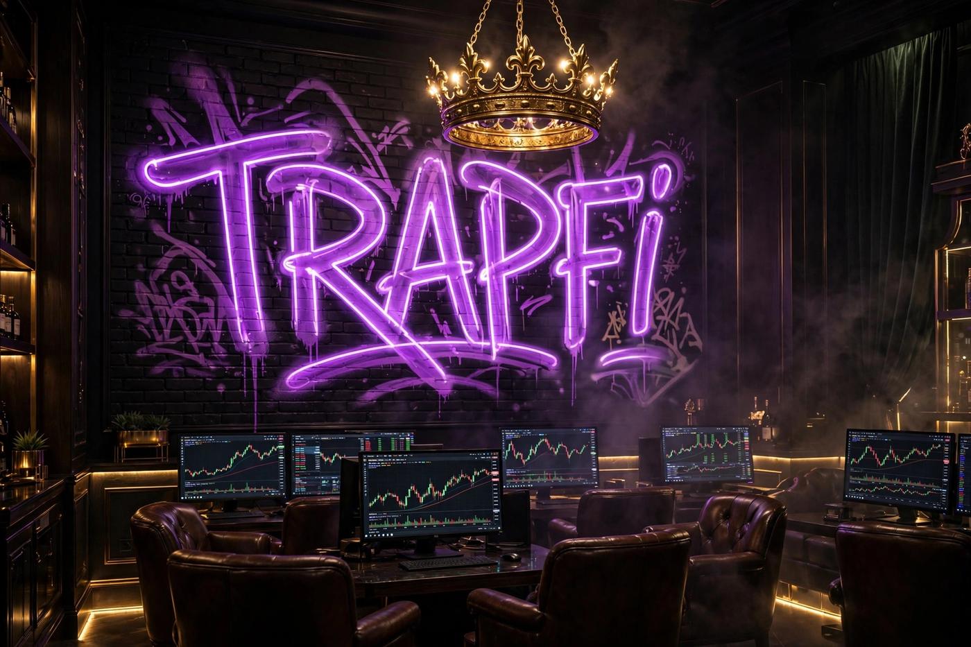 The TrapFi House trading room